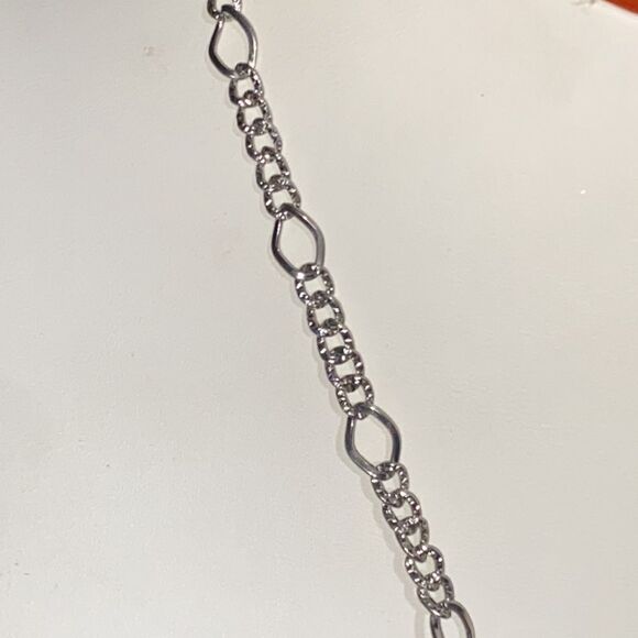 Le Amiche Silver-Tone Red Dress Crystal Doll Charm W/Chain for Women - Picture 8 of 8